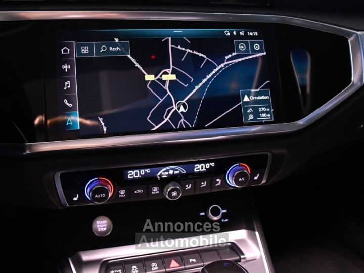 Audi Q3 Sportback Design Luxe 35 TDI 150 Quattro S-Tronic GPS ACC Attelage Cuir Hayon Pré Sense Virtual TO Lane JA 19 - 27