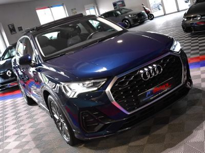 Audi Q3 Sportback Design Luxe 35 TDI 150 Quattro S-Tronic GPS ACC Attelage Cuir Hayon Pré Sense Virtual TO Lane JA 19   - 29
