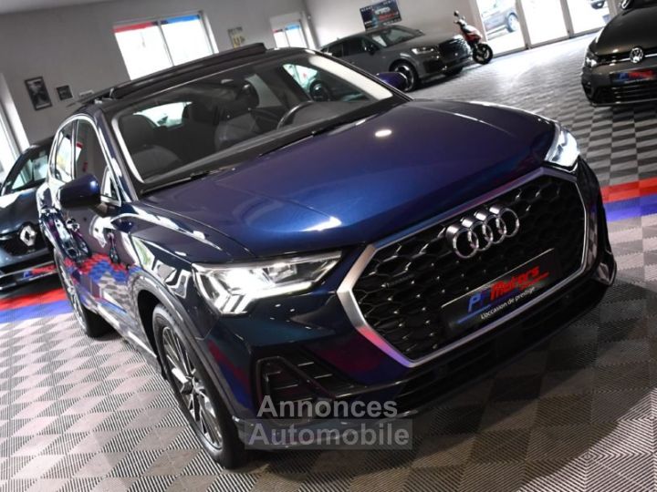 Audi Q3 Sportback Design Luxe 35 TDI 150 Quattro S-Tronic GPS ACC Attelage Cuir Hayon Pré Sense Virtual TO Lane JA 19 - 29