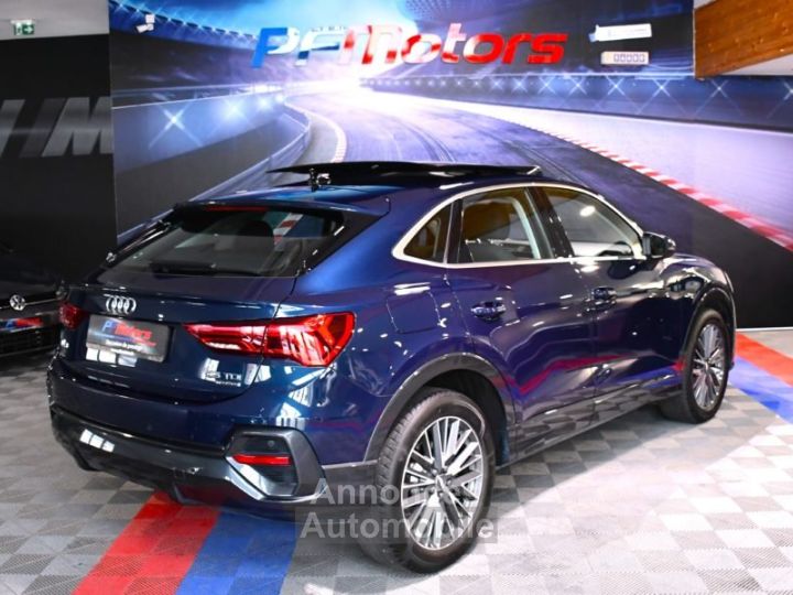Audi Q3 Sportback Design Luxe 35 TDI 150 Quattro S-Tronic GPS ACC Attelage Cuir Hayon Pré Sense Virtual TO Lane JA 19 - 31