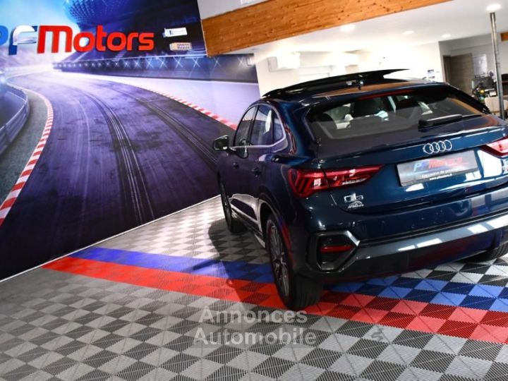 Audi Q3 Sportback Design Luxe 35 TDI 150 Quattro S-Tronic GPS ACC Attelage Cuir Hayon Pré Sense Virtual TO Lane JA 19 - 33