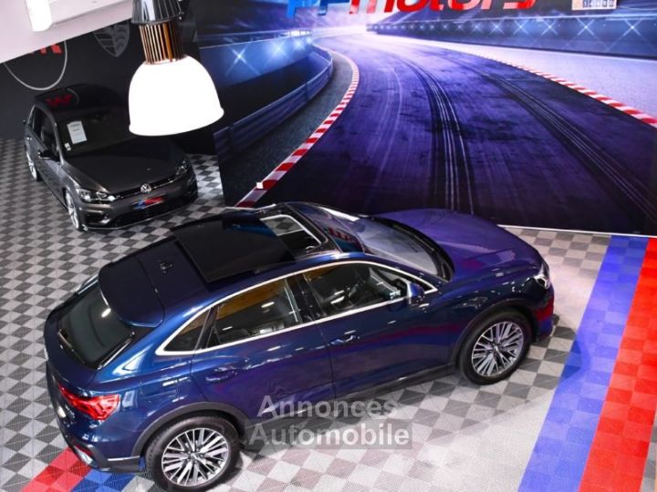 Audi Q3 Sportback Design Luxe 35 TDI 150 Quattro S-Tronic GPS ACC Attelage Cuir Hayon Pré Sense Virtual TO Lane JA 19 - 35