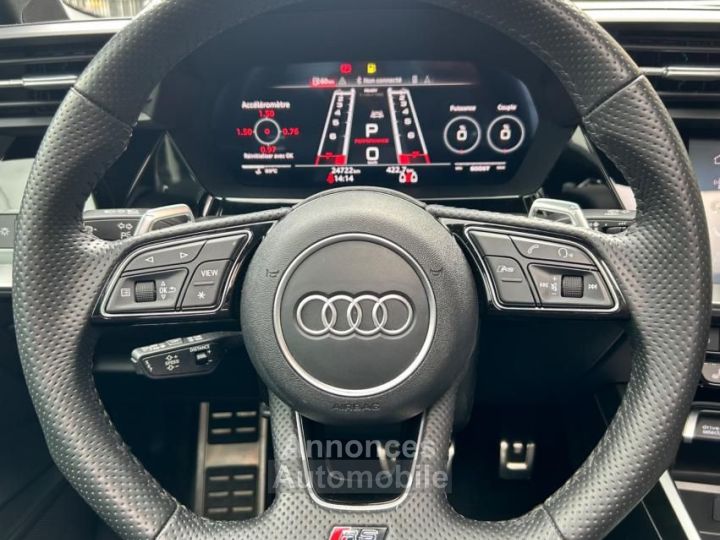 Audi RS3 25 TFSI 400 CH QUATTRO BVA TOIT OUVRANT FIN DE GARANTIE 2027 MALUS PAYE - 15