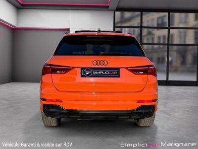 Audi Q3 35 TDI 150 ch S tronic 7 S line ORANGE PULSE PACK BLACK TOIT OUVRANT CAMERA RECUL GARANTIE 12 MOIS   - 9