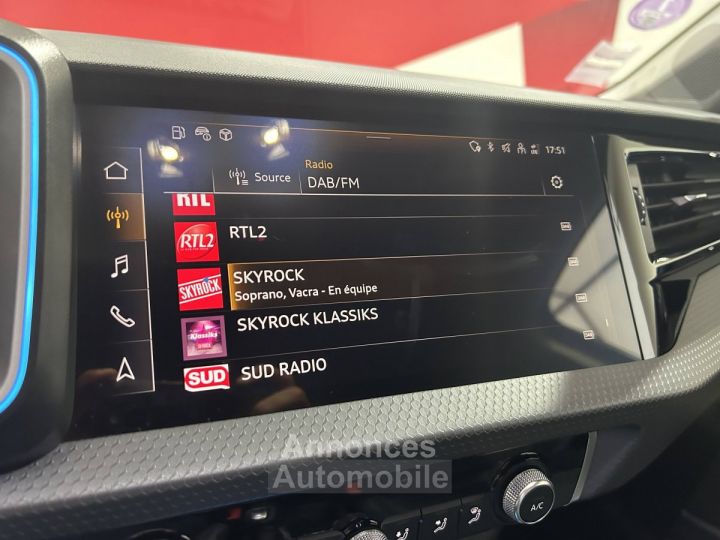 Audi A1 ALLSTREET Allstreet 30 TFSI 110 ch S tronic 7 Design Luxe - 16