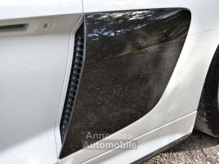 Audi R8 Spyder MAGNIFIQUE 52 FSI V10 PLUS 610ch S-TRONIC VALEUR NEUF 245Ke B&O MAGNETIC RIDE CARBONE INT EXT ECHAP SPORT CARPLAY CAMERA LASER - 7