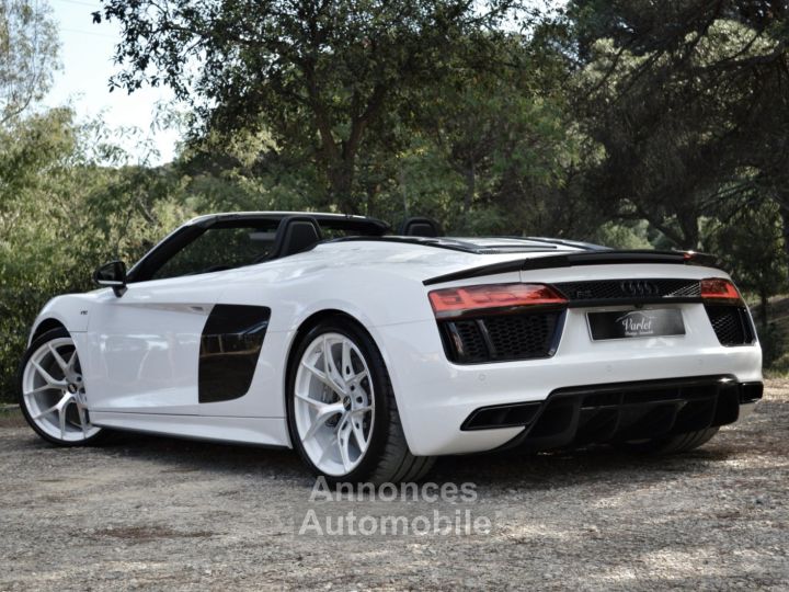 Audi R8 Spyder MAGNIFIQUE 52 FSI V10 PLUS 610ch S-TRONIC VALEUR NEUF 245Ke B&O MAGNETIC RIDE CARBONE INT EXT ECHAP SPORT CARPLAY CAMERA LASER - 20