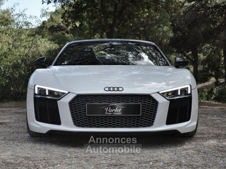 Audi R8 Spyder MAGNIFIQUE 52 FSI V10 PLUS 610ch S-TRONIC VALEUR NEUF 245Ke B&O MAGNETIC RIDE CARBONE INT EXT ECHAP SPORT CARPLAY CAMERA LASER - 2