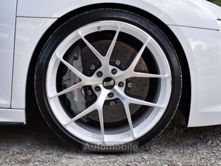 Audi R8 Spyder MAGNIFIQUE 52 FSI V10 PLUS 610ch S-TRONIC VALEUR NEUF 245Ke B&O MAGNETIC RIDE CARBONE INT EXT ECHAP SPORT CARPLAY CAMERA LASER - 12