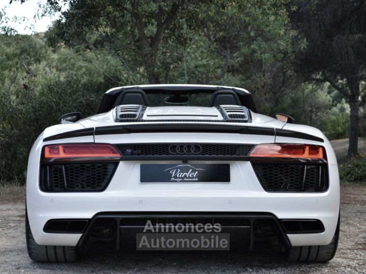 Audi R8 Spyder MAGNIFIQUE 52 FSI V10 PLUS 610ch S-TRONIC VALEUR NEUF 245Ke B&O MAGNETIC RIDE CARBONE INT EXT ECHAP SPORT CARPLAY CAMERA LASER - 15