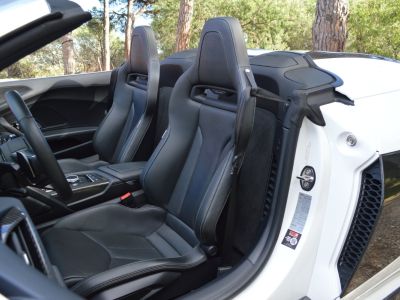 Audi R8 Spyder MAGNIFIQUE 52 FSI V10 PLUS 610ch S-TRONIC VALEUR NEUF 245Ke B&O MAGNETIC RIDE CARBONE INT EXT ECHAP SPORT CARPLAY CAMERA LASER   - 47