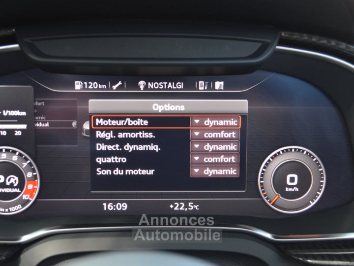 Audi R8 Spyder MAGNIFIQUE 52 FSI V10 PLUS 610ch S-TRONIC VALEUR NEUF 245Ke B&O MAGNETIC RIDE CARBONE INT EXT ECHAP SPORT CARPLAY CAMERA LASER - 31