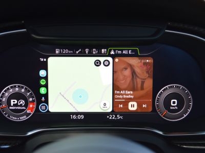 Audi R8 Spyder MAGNIFIQUE 52 FSI V10 PLUS 610ch S-TRONIC VALEUR NEUF 245Ke B&O MAGNETIC RIDE CARBONE INT EXT ECHAP SPORT CARPLAY CAMERA LASER   - 32