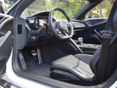 Audi R8 Spyder MAGNIFIQUE 52 FSI V10 PLUS 610ch S-TRONIC VALEUR NEUF 245Ke B&O MAGNETIC RIDE CARBONE INT EXT ECHAP SPORT CARPLAY CAMERA LASER   - 21