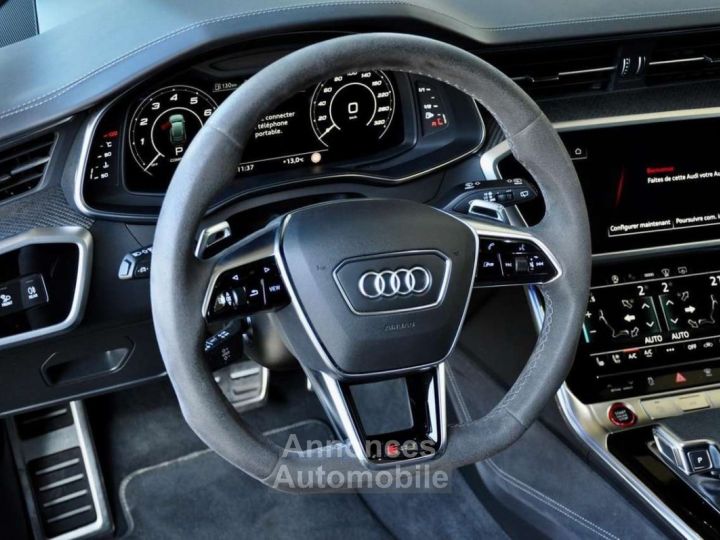 Audi RS6 40 V8 RS+ PANO-BO-MATRIX-CERAMIQUE- UTILITAIRE - 13
