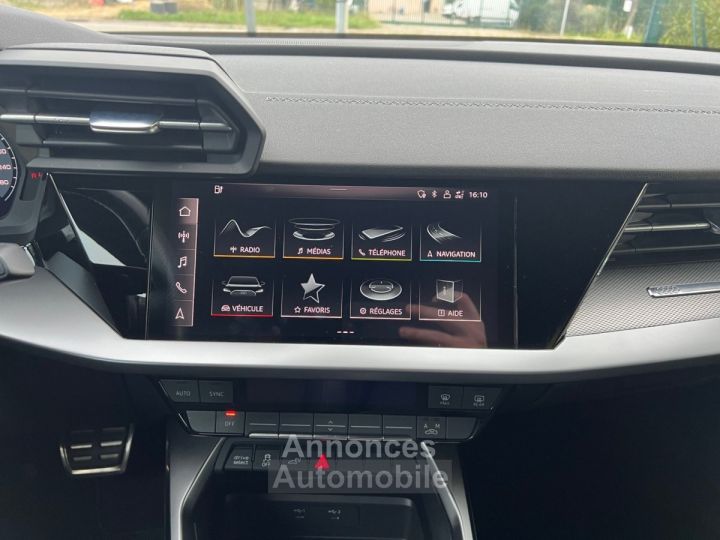 Audi A3 Sportback 45 TFSIe 245 S tronic 6 S LINE CAMERA DE RECUL GARANTIE 12 MOIS - 14