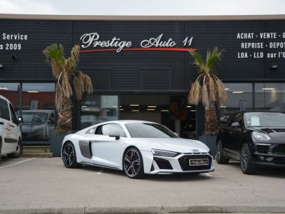 Audi R8 620 CV V10 Performance LOA 1 299 Euros Par mois Sièges Recaro Carbon Interieur et Moteur Gris Suzuka V 10   - 1