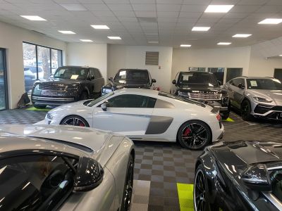 Audi R8 620 CV V10 Performance LOA 1 299 Euros Par mois Sièges Recaro Carbon Interieur et Moteur Gris Suzuka V 10   - 24