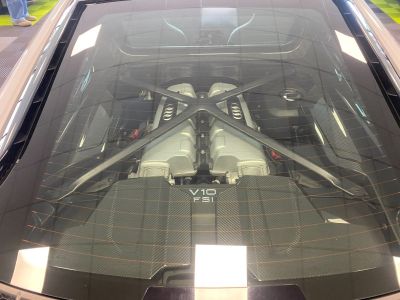 Audi R8 620 CV V10 Performance LOA 1 299 Euros Par mois Sièges Recaro Carbon Interieur et Moteur Gris Suzuka V 10   - 29