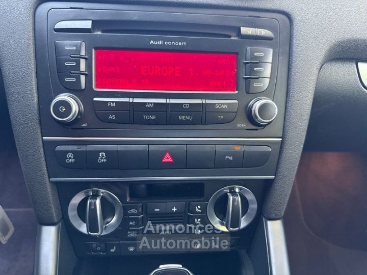 Audi A3 Sportback 16 TDI 105CH DPF AMBITION S TRONIC 7 * 112000KM * GARANTIE - 19