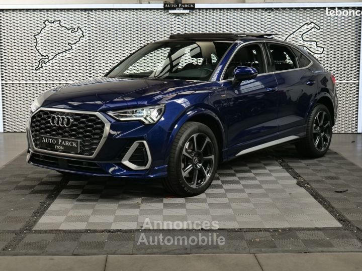 Audi Q3 Sportback 45 TFSIe 245CH S TRONIC LINE 1° MAIN FRANCAIS TVA RECUPERABLE MATRIX LED VIRTUAL COCKPIT PLUS TOIT OUVRANT PANORAMIQUE VOLANT MEPLAT ECLAIRAGE AMBIANC - 1