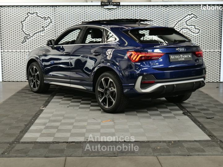Audi Q3 Sportback 45 TFSIe 245CH S TRONIC LINE 1° MAIN FRANCAIS TVA RECUPERABLE MATRIX LED VIRTUAL COCKPIT PLUS TOIT OUVRANT PANORAMIQUE VOLANT MEPLAT ECLAIRAGE AMBIANC - 4