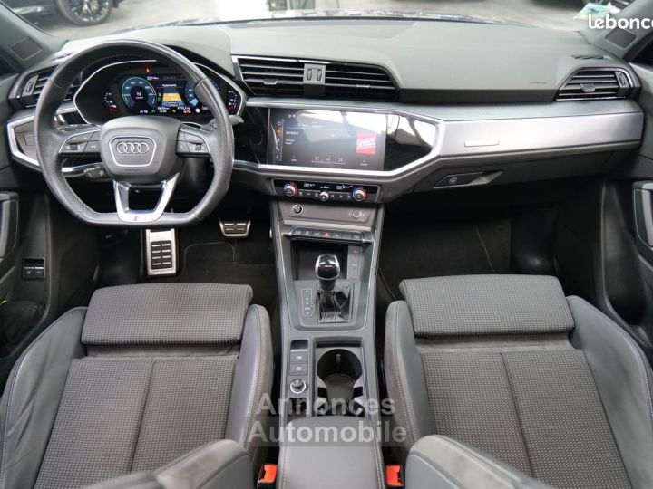 Audi Q3 Sportback 45 TFSIe 245CH S TRONIC LINE 1° MAIN FRANCAIS TVA RECUPERABLE MATRIX LED VIRTUAL COCKPIT PLUS TOIT OUVRANT PANORAMIQUE VOLANT MEPLAT ECLAIRAGE AMBIANC - 6