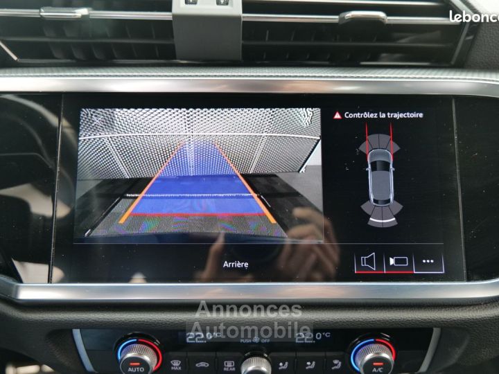 Audi Q3 Sportback 45 TFSIe 245CH S TRONIC LINE 1° MAIN FRANCAIS TVA RECUPERABLE MATRIX LED VIRTUAL COCKPIT PLUS TOIT OUVRANT PANORAMIQUE VOLANT MEPLAT ECLAIRAGE AMBIANC - 9