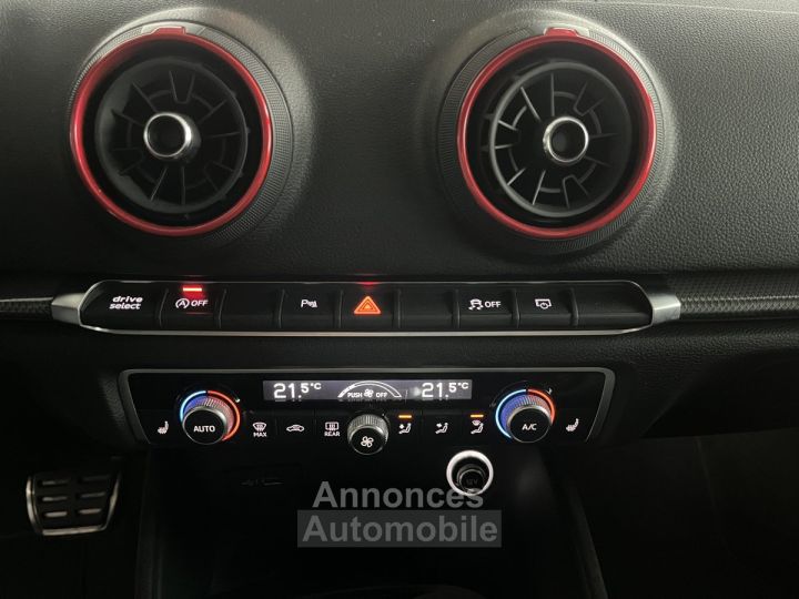 Audi RS3 SPORTBACK 2,5 TFSI 400 S-TRONIC 7 QUATTRO TOIT PANORAMIQUE GPS CAMERA HIFI BANG & OLUFSEN APPLE - 10
