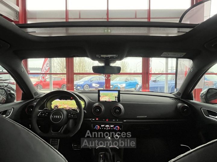 Audi RS3 SPORTBACK 2,5 TFSI 400 S-TRONIC 7 QUATTRO TOIT PANORAMIQUE GPS CAMERA HIFI BANG & OLUFSEN APPLE - 17