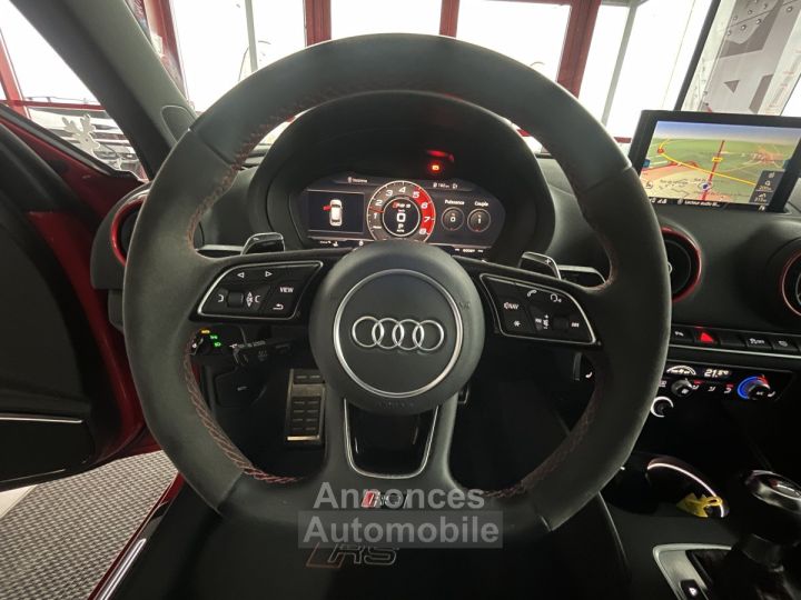Audi RS3 SPORTBACK 2,5 TFSI 400 S-TRONIC 7 QUATTRO TOIT PANORAMIQUE GPS CAMERA HIFI BANG & OLUFSEN APPLE - 36
