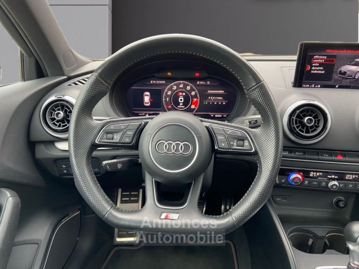Audi S3 SPORTBACK 20 TFSI 310 S tronic 7 Quattro VIRTUAL/TOIT OUVRANT/LIGNE AKRAPOVIC -GARANTIE 12 MOIS- - 14