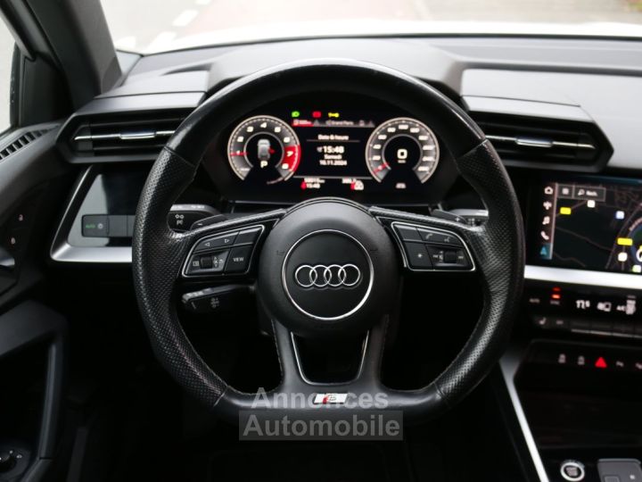 Audi A3 Sportback 15 TFSI 150 Mild Hybrid S Line S-Tronic7 (CarPlay,ACC,Méplat) - 11