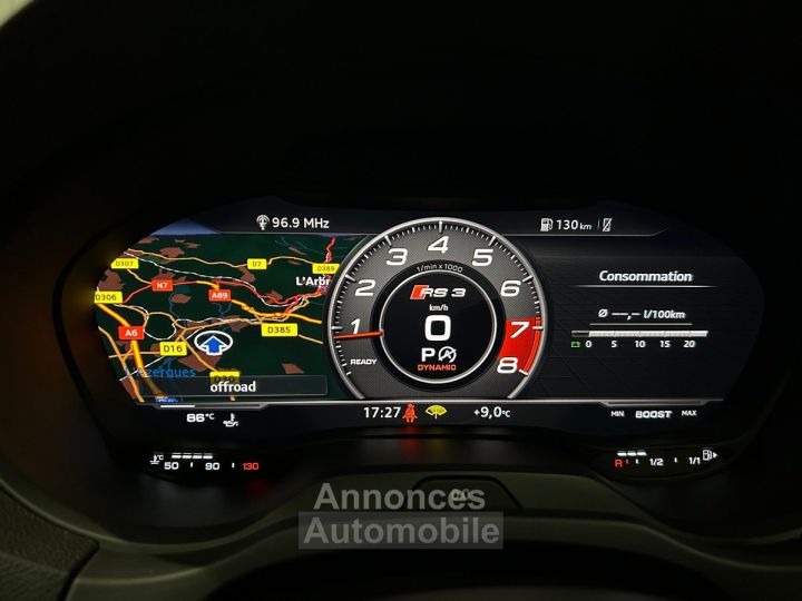 Audi RS3 Sportback 25 l TFSI 400 ch S-line 2018 *suivi constructeur* 2018 - 16