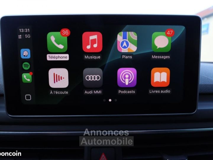 Audi A5 COUPE 20 40 TDI 190 CH S-LINE S-TRONIC BVA7 %2B CARPLAY - 10