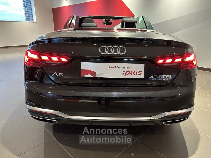 Audi A5 CABRIOLET Cabriolet 40 TFSI 204 S tronic 7 Quattro S Line - 5