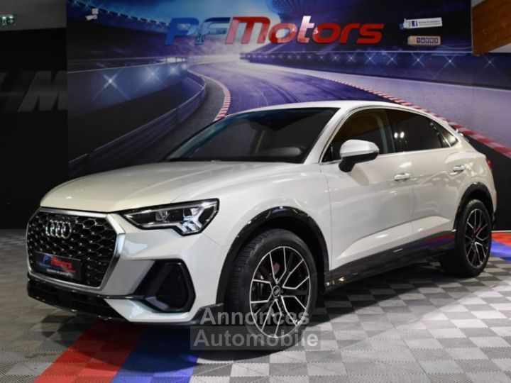 Audi Q3 Sportback S-Line Design Luxe 40 TDI 200 Quattro S-Tronic GPS Virtual Hayon Attelage Pré Sense Caméra JA 19 - 1