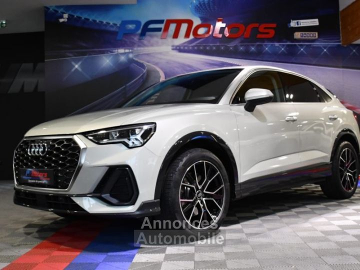 Audi Q3 Sportback S-Line Design Luxe 40 TDI 200 Quattro S-Tronic GPS Virtual Hayon Attelage Pré Sense Caméra JA 19 - 6