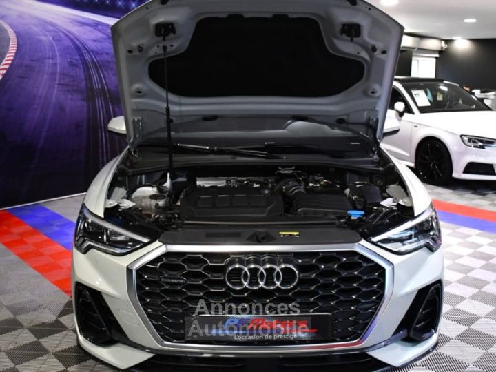 Audi Q3 Sportback S-Line Design Luxe 40 TDI 200 Quattro S-Tronic GPS Virtual Hayon Attelage Pré Sense Caméra JA 19 - 12
