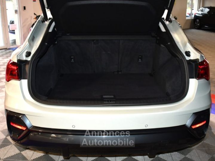 Audi Q3 Sportback S-Line Design Luxe 40 TDI 200 Quattro S-Tronic GPS Virtual Hayon Attelage Pré Sense Caméra JA 19 - 17