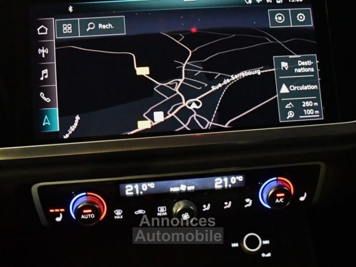 Audi Q3 Sportback S-Line Design Luxe 40 TDI 200 Quattro S-Tronic GPS Virtual Hayon Attelage Pré Sense Caméra JA 19 - 28