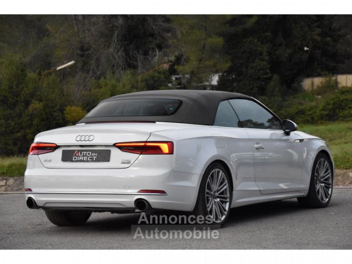 Audi A5 Cabriolet Quattro 20 TFSI - 252 - BV S-Tronic 2017 CABRIOLET S line PHASE 1 - 2