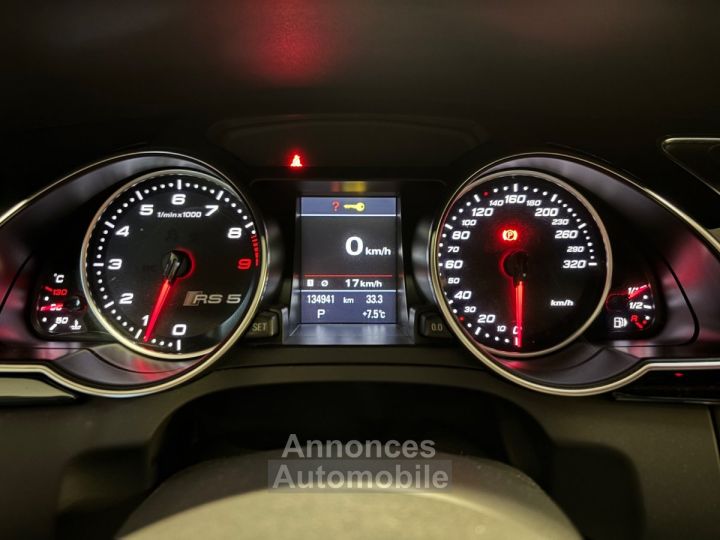 Audi RS5 42 V8 FSI 450ch Quattro S-Tronic 7 / SUIVI COMPLET / 2 CATA NEUF , 4 PNEUS MICHELIN NEUF - 26