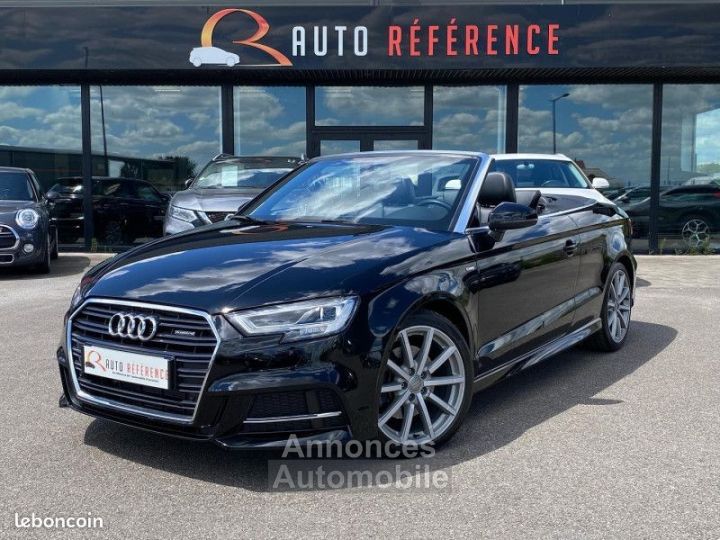 Audi A3 CABRIOLET 20 TDI 184 CH S-LINE QUATTRO S-TRONIC B&O CAMERA SIEGES CHAUFF CARPLAY - 1