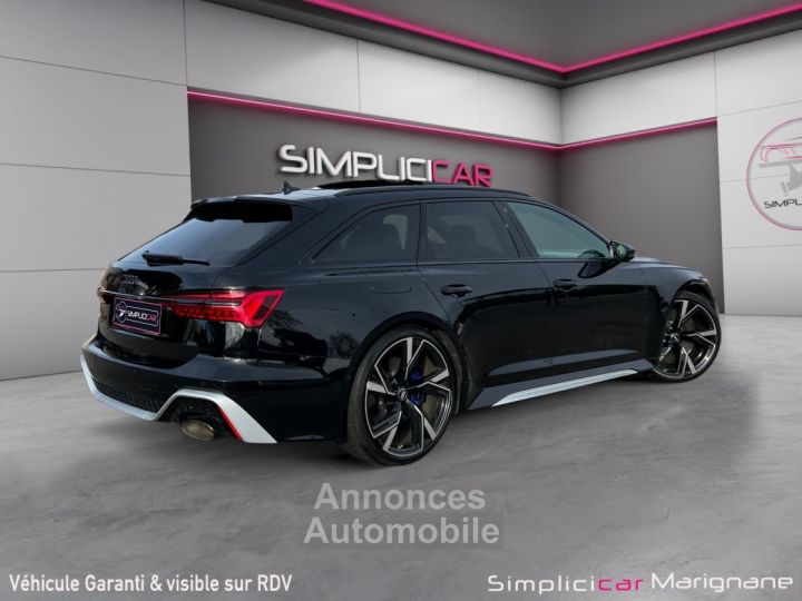 Audi RS6 C8 AVANT 25 RS ANNIVERSAIRE 600 CH 4,0 V8 TFSI * FRANCAISE * CERAMIQUES *SUIVI * TOIT OUVRANT* BO * CAM 360 * VOLANT %2B SIÈGES CHAUF - 3