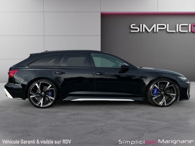 Audi RS6 C8 AVANT 25 RS ANNIVERSAIRE 600 CH 4,0 V8 TFSI * FRANCAISE * CERAMIQUES *SUIVI * TOIT OUVRANT* BO * CAM 360 * VOLANT %2B SIÈGES CHAUF   - 4