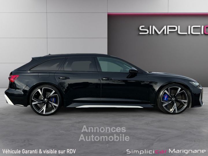 Audi RS6 C8 AVANT 25 RS ANNIVERSAIRE 600 CH 4,0 V8 TFSI * FRANCAISE * CERAMIQUES *SUIVI * TOIT OUVRANT* BO * CAM 360 * VOLANT %2B SIÈGES CHAUF - 4
