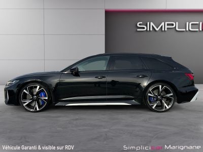 Audi RS6 C8 AVANT 25 RS ANNIVERSAIRE 600 CH 4,0 V8 TFSI * FRANCAISE * CERAMIQUES *SUIVI * TOIT OUVRANT* BO * CAM 360 * VOLANT %2B SIÈGES CHAUF   - 5