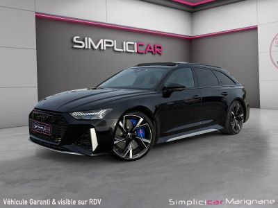 Audi RS6 C8 AVANT 25 RS ANNIVERSAIRE 600 CH 4,0 V8 TFSI * FRANCAISE * CERAMIQUES *SUIVI * TOIT OUVRANT* BO * CAM 360 * VOLANT %2B SIÈGES CHAUF   - 6