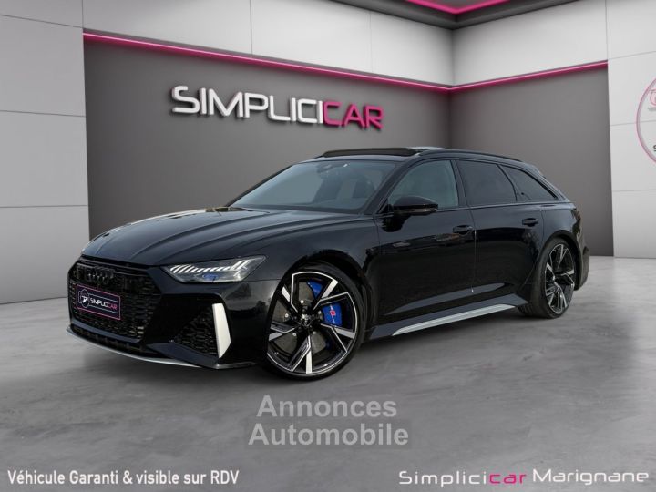Audi RS6 C8 AVANT 25 RS ANNIVERSAIRE 600 CH 4,0 V8 TFSI * FRANCAISE * CERAMIQUES *SUIVI * TOIT OUVRANT* BO * CAM 360 * VOLANT %2B SIÈGES CHAUF - 6